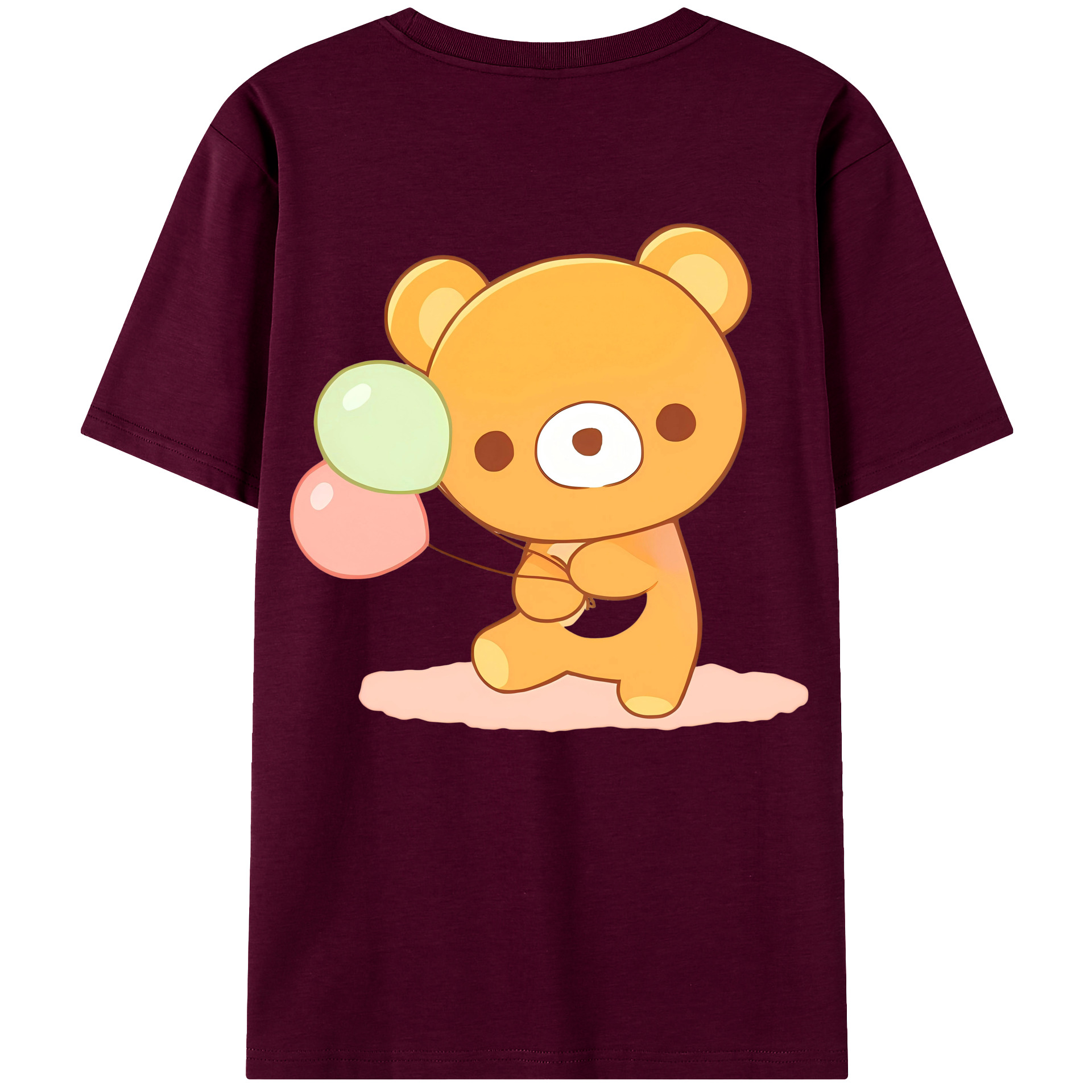 （画像用） リラックマ リラックマ キイロイトリ Rilakkuma Korilakkuma Kiiroitori レディース半袖Tシャツ(バックプリント)